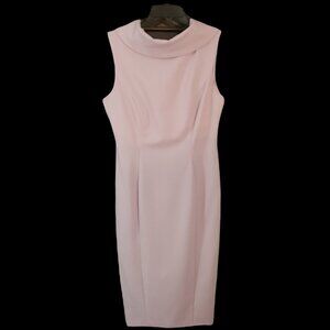 Connected Apparel Size 10 Blush Pink Sheath Dress